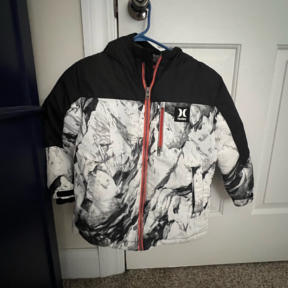 Hurley Marble Pattern Kids Puffer Jacket